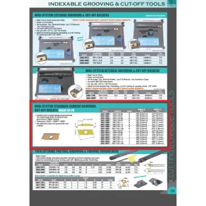 HHIP GIE-7-SG-1.3 (.051″) RIGHT HAND GROOVING & CUT-OFF C6 PV INSERT (6061-0305) - view 4