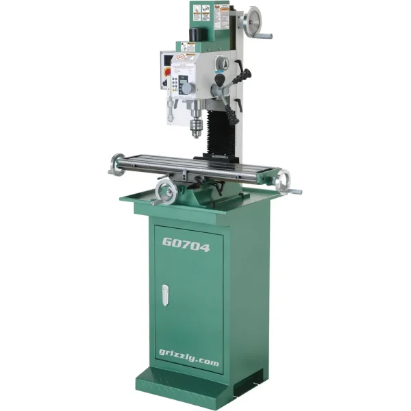 Grizzly Industrial Mill/Drill with Stand (G0704, G0705)