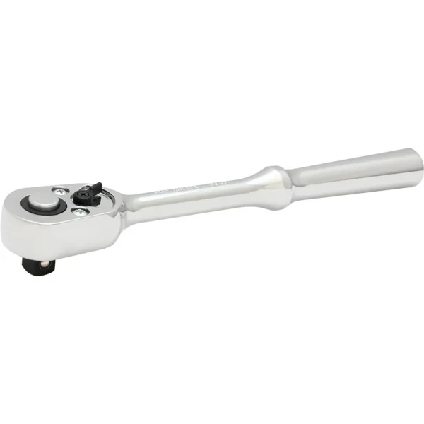 Gray Tools 1/2″ Drive. 40-Tooth Mirror Chrome Quick Release Ratchet, 10″ Long (8840)
