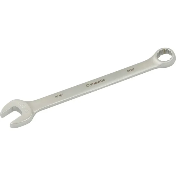 Dynamic Tools 9/16″ 12 Point Combination Wrench, Contractor Series, Satin Finish (D074318)