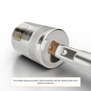 Dynamic Tools 3/8″ Drive 12 Point SAE, 5/8″ Standard Length, Chrome Finish Socket (D009420) - view 4