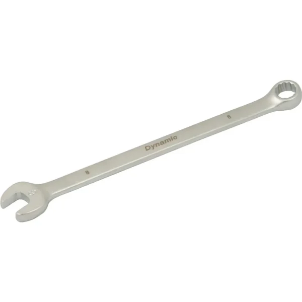 Dynamic Tools 8mm 12 Point Combination Wrench, Contractor Series, Satin Finish (D074408)