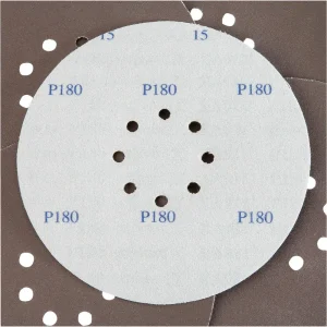 Grizzly Industrial 8-7/8″ A/O Drywall Sanding Disc H&L 8 Hole 5 Pack (T30678, T30679) - view 3