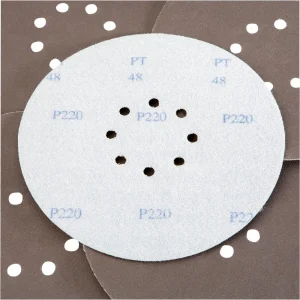 Grizzly Industrial 8-7/8″ A/O Drywall Sanding Disc H&L 8 Hole 5 Pack (T30678, T30679) - view 4