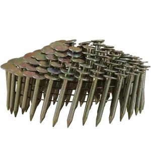Freeman RN-125EG 15 Degree 1-1/4″ x 0.120″ Wire Collated Galvanized Smooth Shank Coil Roofing Nails (7200 Count) (RN-...