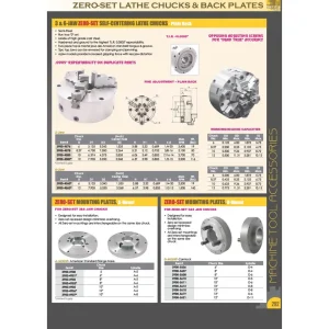GATOR 6″ 3-JAW D1-3 SELF-CENTERING SCOLL LATHE CHUCK (3900-8008)