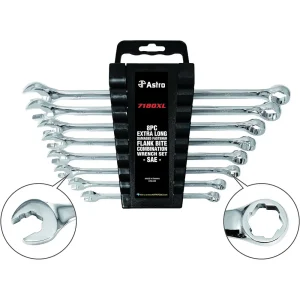 Astro Pneumatic XL Damaged Fastener Flank Bite Combination Wrench Set (7180XL) - view 2