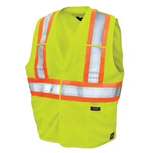 Tough Duck Men’s Tricot Five-Point Tear Away Vest (SV131)