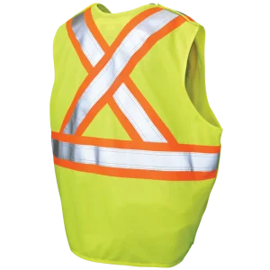 Tough Duck Men’s Tricot Five-Point Tear Away Vest (SV131) - view 2