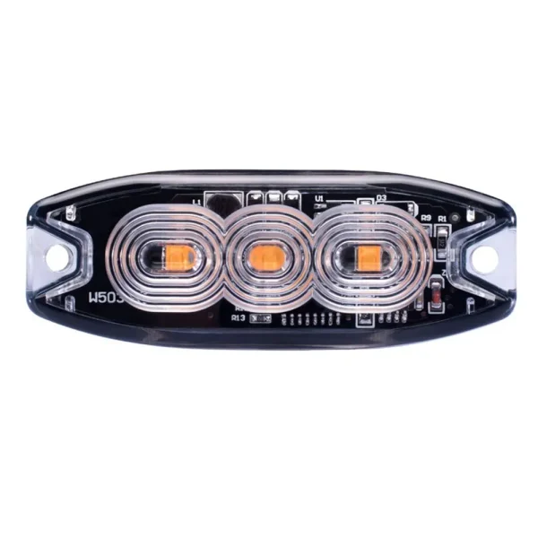 Race Sport Amber Strobe Pro Series 3-LED Ultra Thin Style Marker Strobes (1006760)