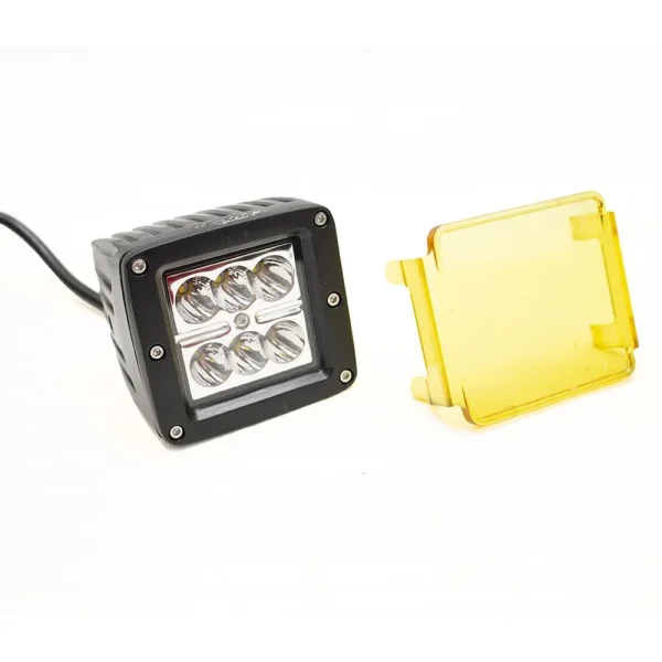 Race Sport Street Series 6-LED Cube Spot Light w/ Optional Amber Cover (1004913)