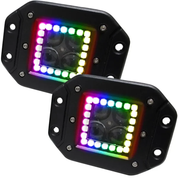 Race Sport 3×3 ColorADAPT HALO Flush Mount Light Kit (1005363)
