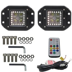 Race Sport 3×3 ColorADAPT HALO Flush Mount Light Kit (1005363) - view 2