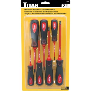 Titan Tools Insulated Electrical Screwdriver Set – 7 Piece (17237) - view 2