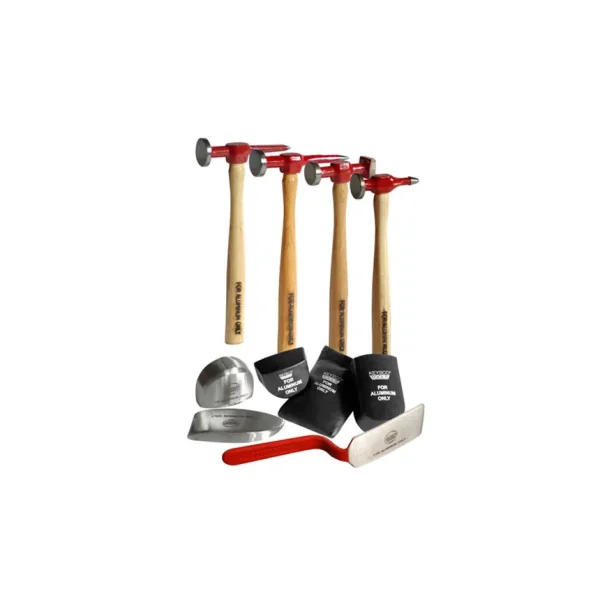 Keysco 10pc Hammer & Dolly Kit For Aluminum Repair – 55300