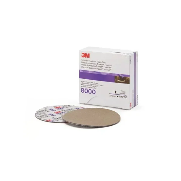 3M 3″ Trizact Hookit Foam Disc Kit, 3000G & 8000G – 30807