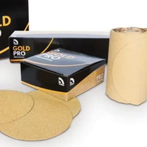 U. S. Chemical & Plastics 80607 6″ PSA P100 Gold Paper Roll