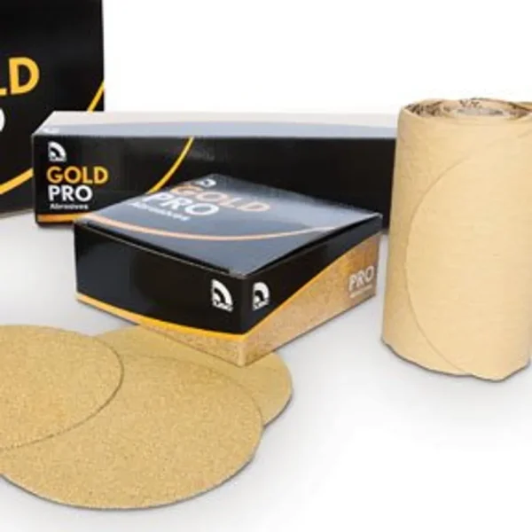 U. S. Chemical & Plastics 80607 6″ PSA P100 Gold Paper Roll