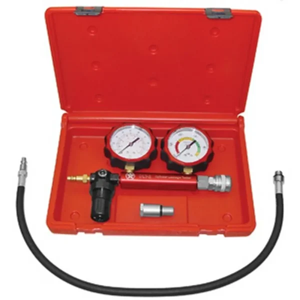 Lang Tools Cylinder Leak-Down Tester Kit 2 Gauges Adapter And Hose (CLT-2PB)