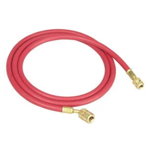Robinair 72″ Red HVAC Refrigerant Hose with 45-Degree Quick Seal (38372A)