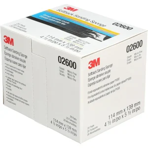 3M 4-1/2″ X 5-1/2″ Microfine Softback Sanding Sponge (2600) - view 3