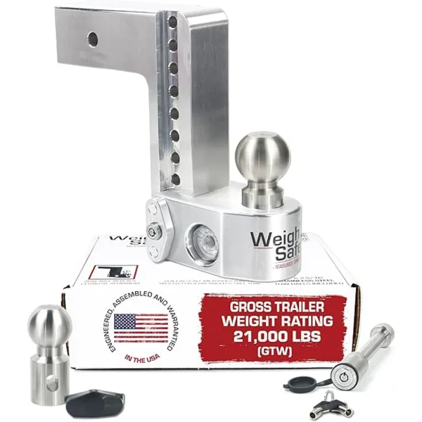 Weigh Safe 8″ Drop Hitch with 3″ Shank Keyed Alike (WSFWS8-3-KA)