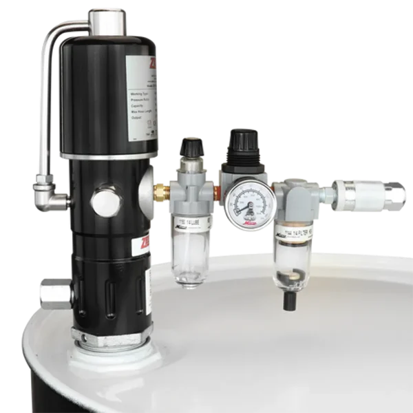 Zeeline 5:1 Pneumatic Stub Style Standard Flow Rate Piston Pump With Frl (ZE1730K)