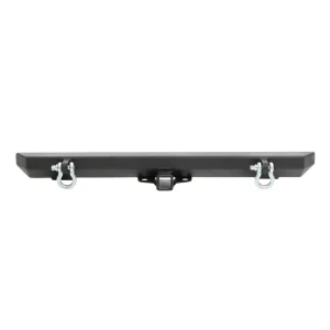 Smittybilt 7606 Wrangler CJ/YJ/TJ/LJ SRC Classic Rock Crawler Rear Bumper w/ 2″ Receiver & D-Rings (SMB76750D)