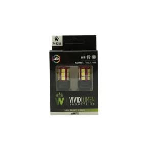 Vivid Lumen White LED Bulbs 7443 – Long-Lasting Pair (7443W-SMD)