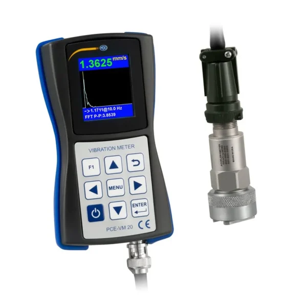 PCE Instruments Vibration Meter with FFT Analysis and Machine Monitoring (PCE-VM 20)