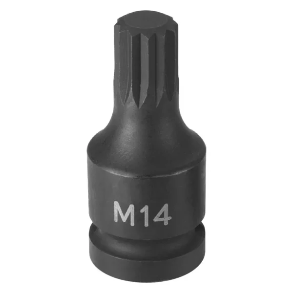 Grey Pneumatic 1/2″ Drive M6 Triple Square Impact Bit Socket (2106S)