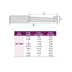 HHIP 1/2″ C-6 9 PIECE BORING BAR SET (1001-0002) - view 2