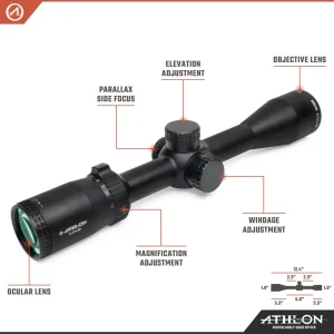 Athlon Optics Neos 4-12×40 BDC 22 RimFire SFP MOA Reticle (216010) - view 3