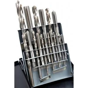 HHIP 18 PIECE #6-1/2″ HIGH SPEED STEEL TAP & DRILL COMBO SET (1011-0019) - view 4