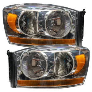 Oracle Lighting 2006 Dodge Ram Pre-Assembled LED Halo Headlights – (Chrome Housing) (7032-001, 7032- - view 2