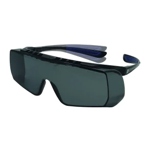General Electric Black/Indigo Safety Glasses Anti-Fog Scratch Resistant – Clear/Smoke Lenses (GE210C - view 2