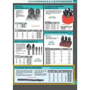 HHIP M10 X 11MM HSS 3 FLUTE STRAIGHT SHANK SOLID PILOT COUNTERBORE (2007-0064) - view 2