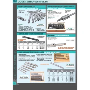 HHIP M10 X 11MM HSS 3 FLUTE STRAIGHT SHANK SOLID PILOT COUNTERBORE (2007-0064) - view 3