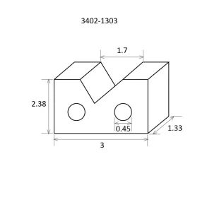 HHIP 3 X 1-5/16 X 2-3/8″ STEEL V-BLOCK SET (3402-1303) - view 2