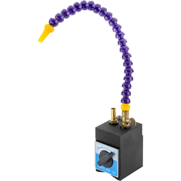 Grizzly Industrial Magnetic Base w/ Coolant Hose – 110 lb. Force (G9621)