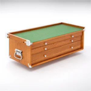 Grizzly Industrial 26″ Series 3-Large Drawer Red Oak Mid-Riser (T33973)