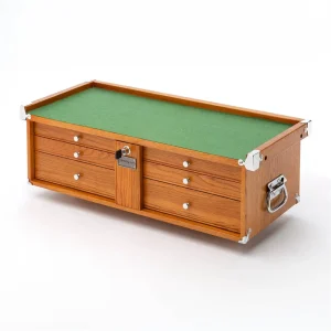 Grizzly Industrial 26″ Series 3-Large Drawer Red Oak Mid-Riser (T33973) - view 2