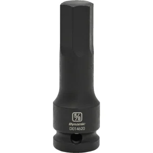 Dynamic Tools 1/2″ Drive SAE Hex Head, 5/8″, Bit Impact Socket (D014620)