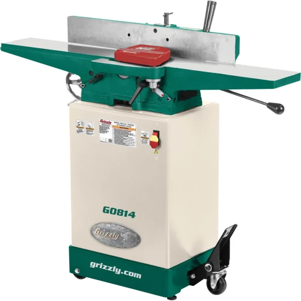 Grizzly Industrial 6″ x 48″ Jointer with Cabinet Stand (G0814)