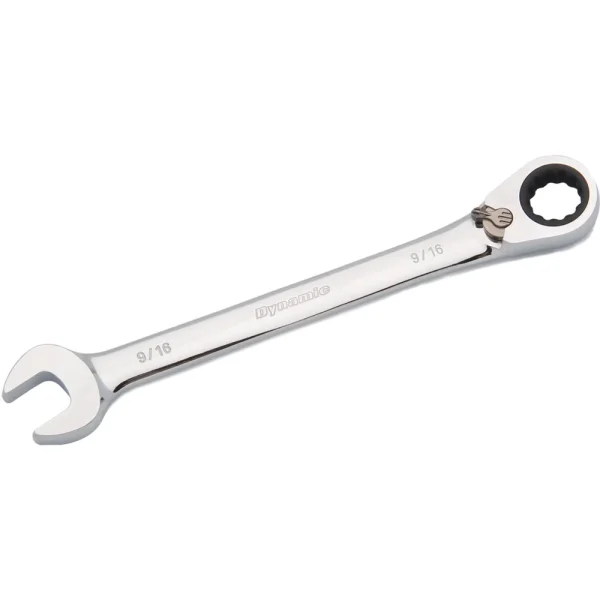 Dynamic Tools 9/16″ Reversible Combination Ratcheting Wrench (D076018)