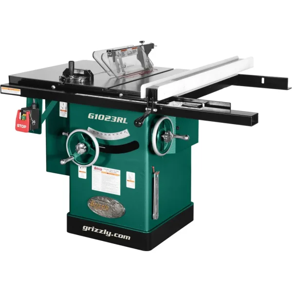 Grizzly Industrial 10″ 3 HP 240V Cabinet Table Saw (G1023RL)