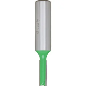 Grizzly Industrial Double Fluted Straight Bit, 1/2″ Shank (C1008, C1009, C1010, C1017)