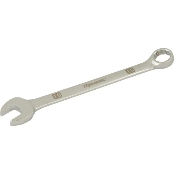 Dynamic Tools 16mm 12 Point Combination Wrench, Mirror Chrome Finish (D074116)