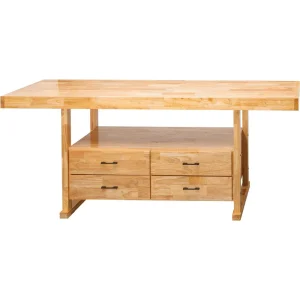 Grizzly Industrial 84″ 4-Drawer Butcher Block Workbench (T34089)