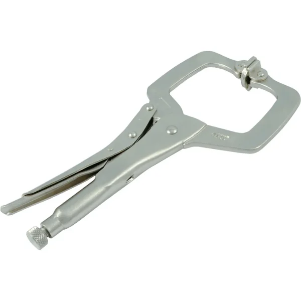 Dynamic Tools 6″ Locking Clamp With Swivel Pads (D055308)